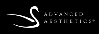 Business logo for Advanced Aesthetics